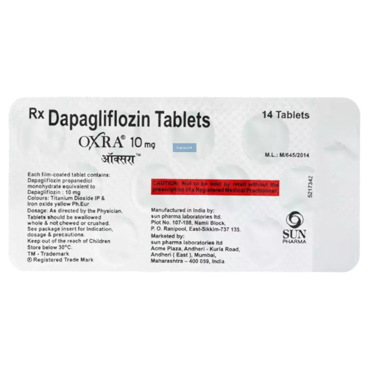 Oxra 10 Tablet