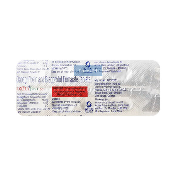 Oxra Biso 10/5 Tablet