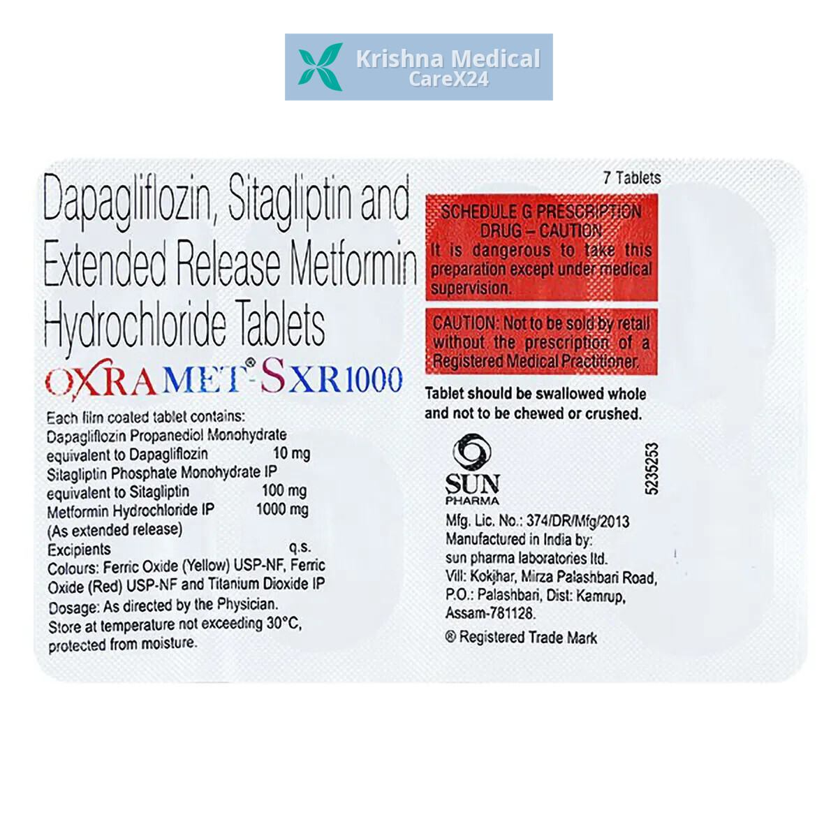 Oxramet S XR 1000 Tablet