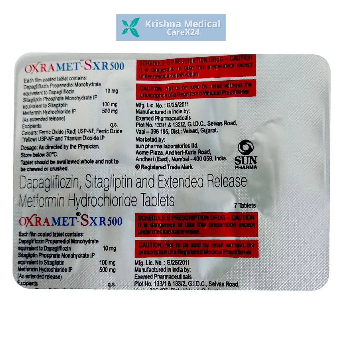Oxramet S XR 500 Tablet