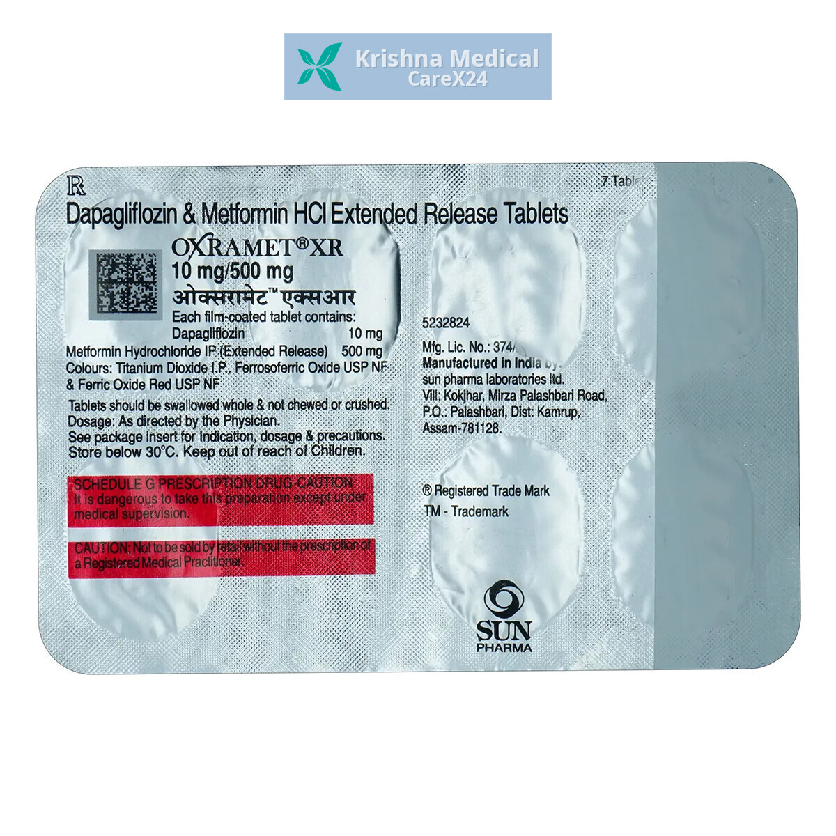 Oxramet XR 10/500 Tablet