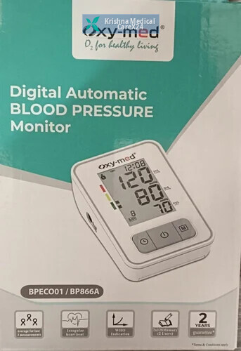 Oxymed Automatic Digital Blood Pressure Monitor (BPECO01)