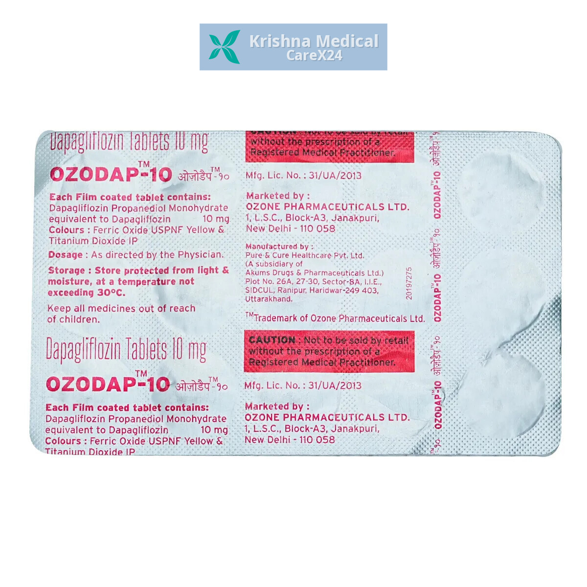 Ozodap 10 Tablet