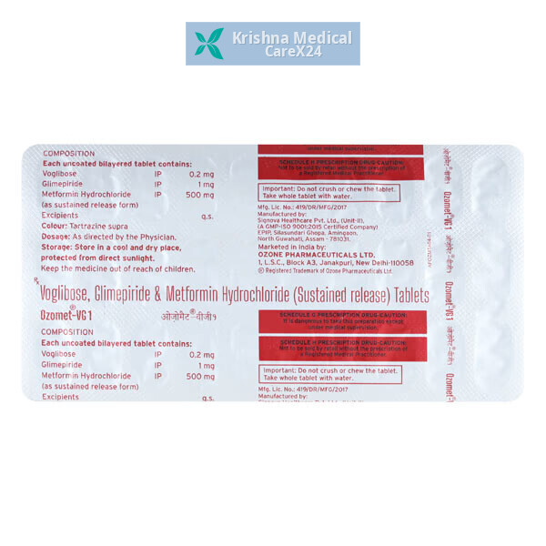 Ozomet VG 1 Tablet