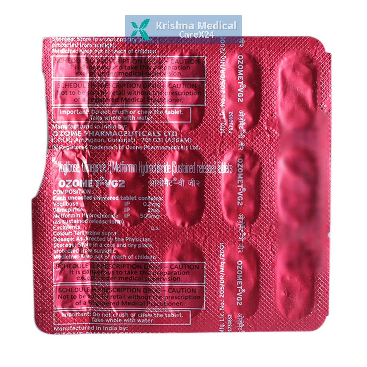 Ozomet-VG2 Tablet
