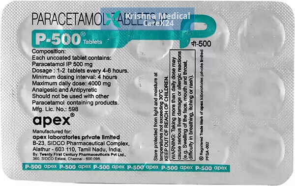 P 500 Tablet