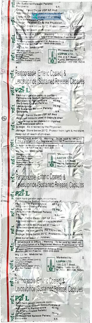 P2I L 75mg/40mg Capsule