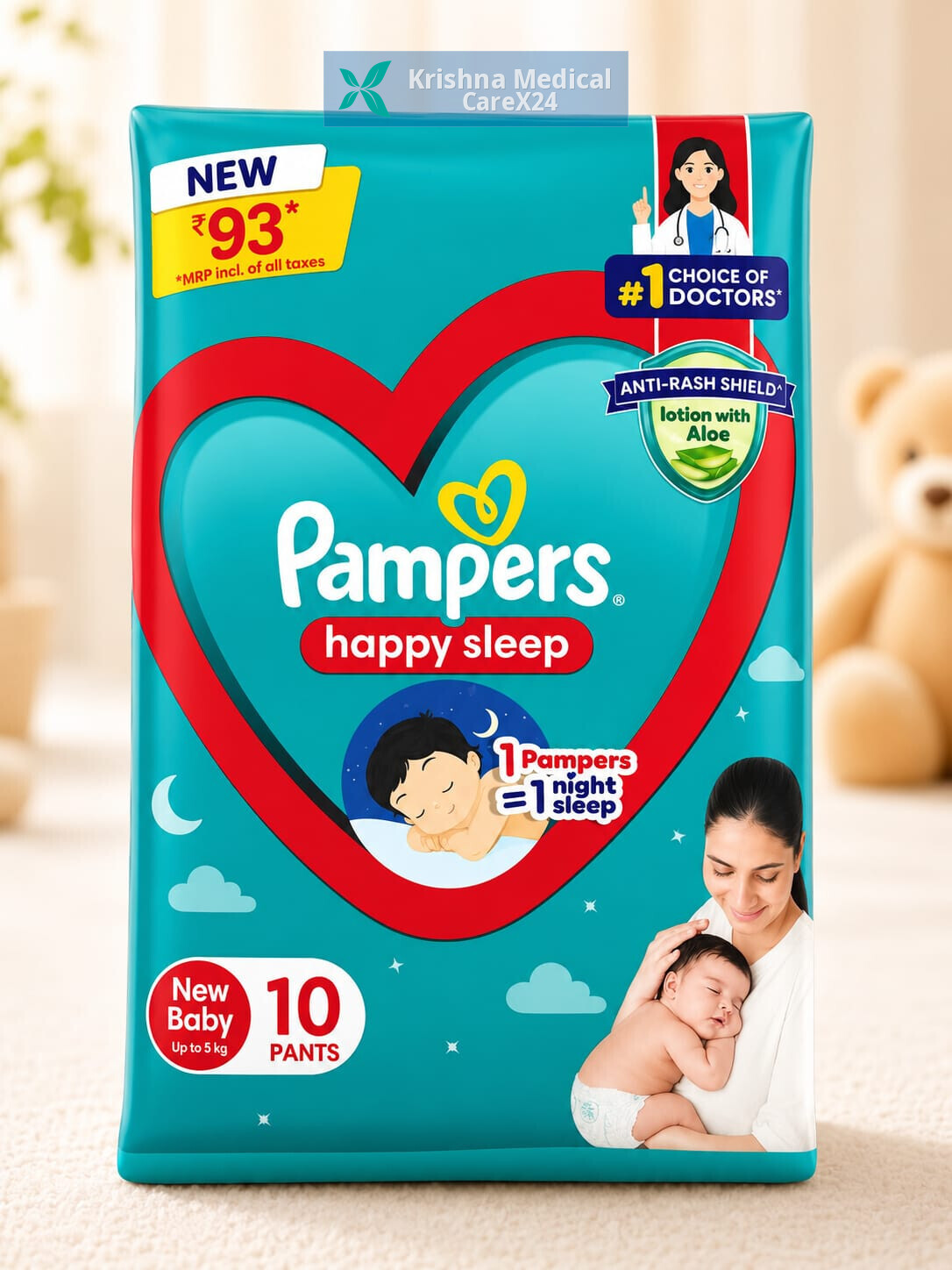 Pampers Happy Sleep Pants NB