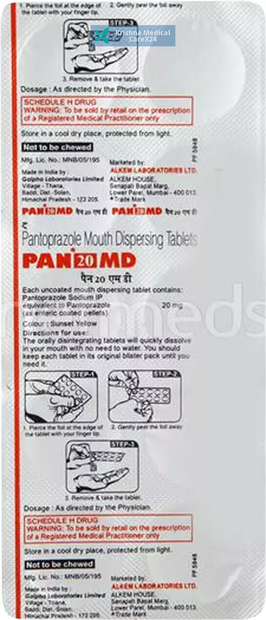 Pan MD 20 Tablet