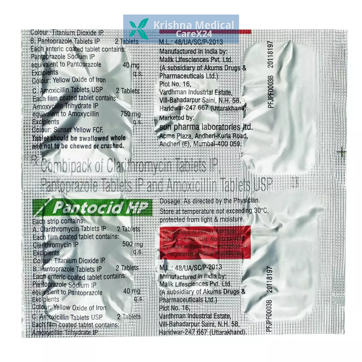 Pantocid HP Combipack Tablet