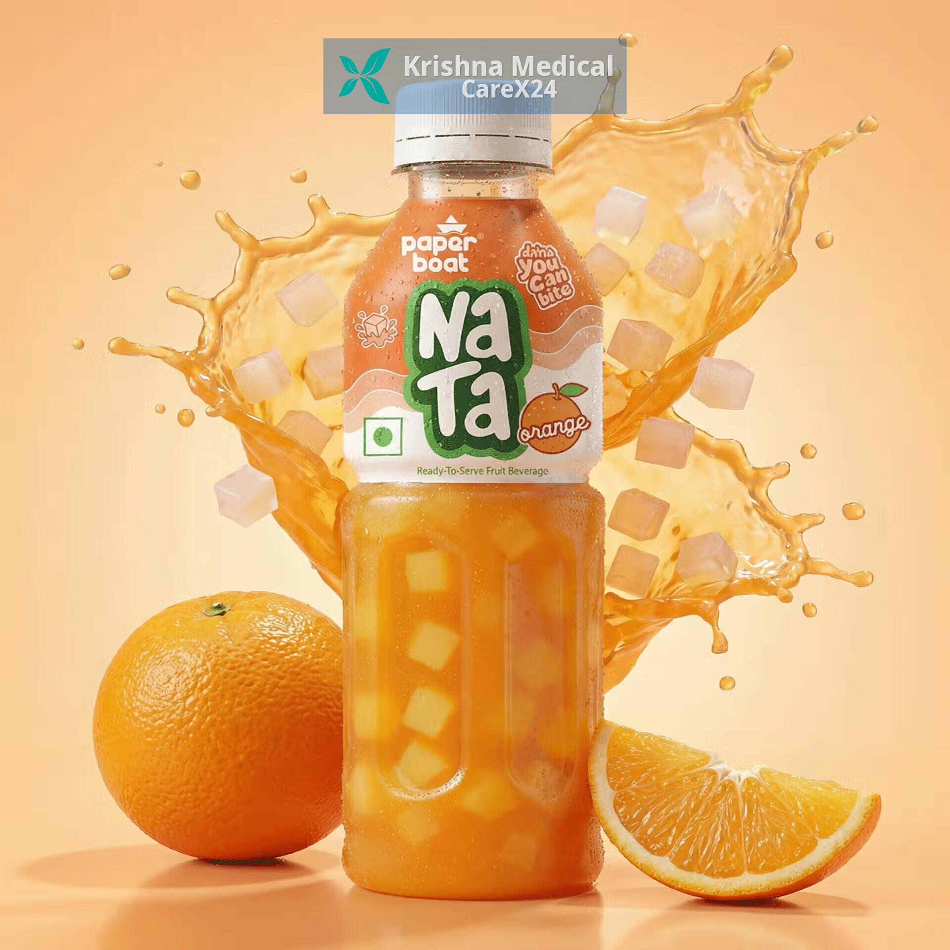 Paper Boat Orange Nata De Coco Fruit Beverage