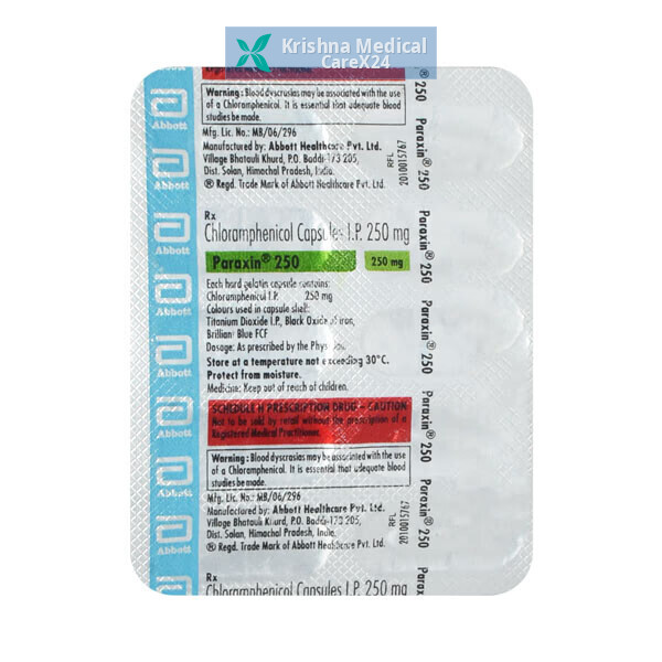 Paraxin 250 Capsule