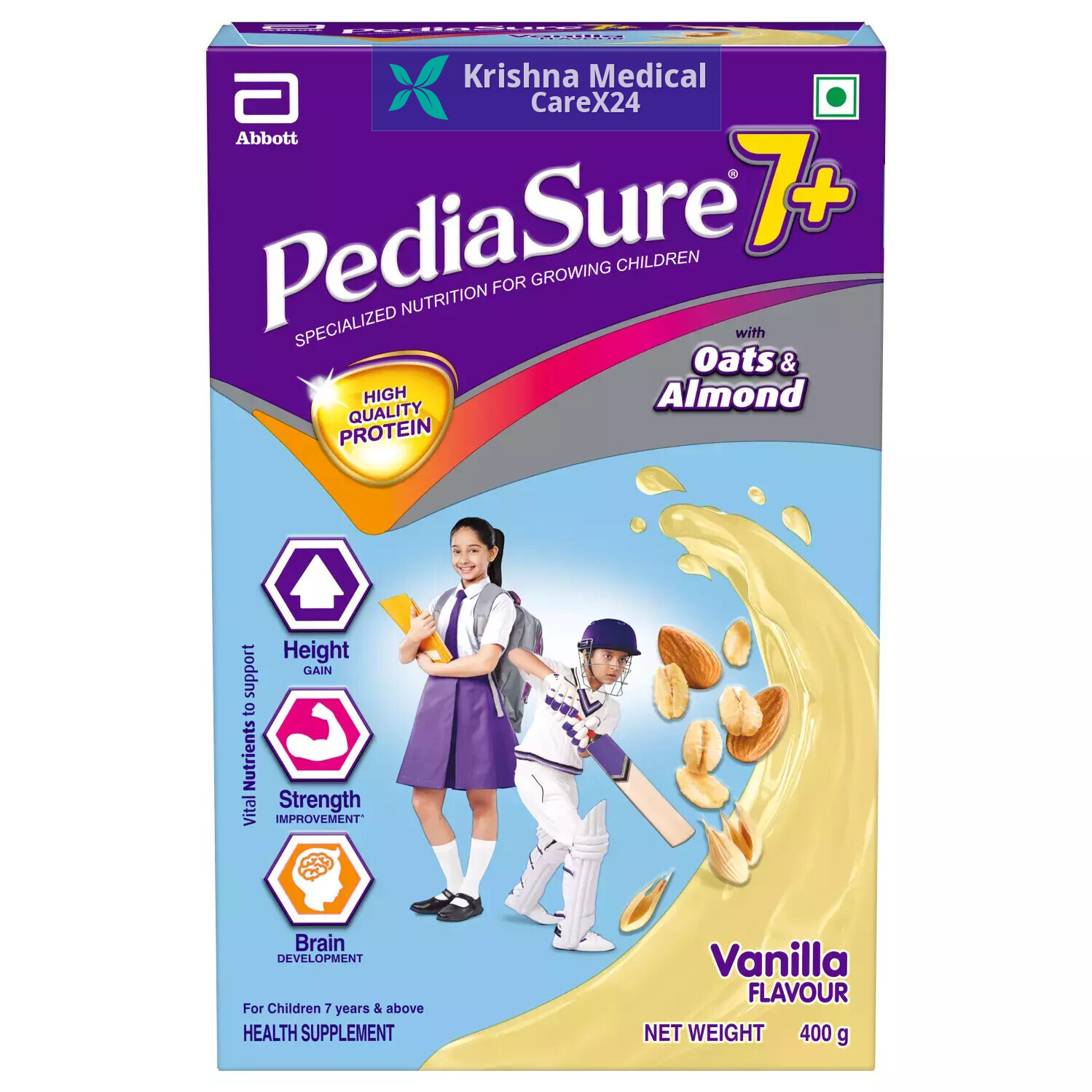 PediaSure 7+ With Oats & Almond Vanilla Powder