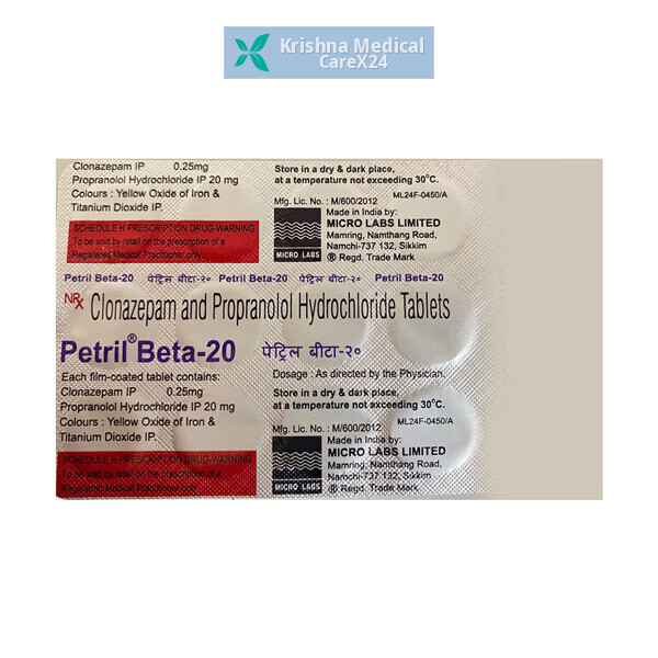 Petril Beta 20 Tablet