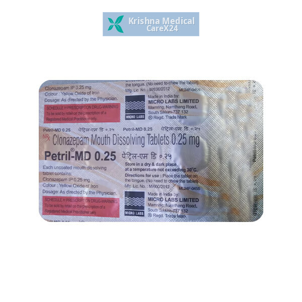 Petril MD 0.25 Tablet