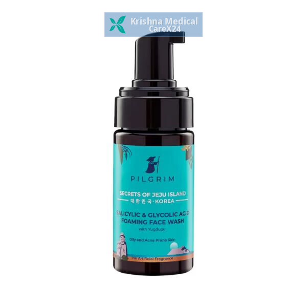 Pilgrim Salicylic & Glycolic Acid Foaming Face Wash