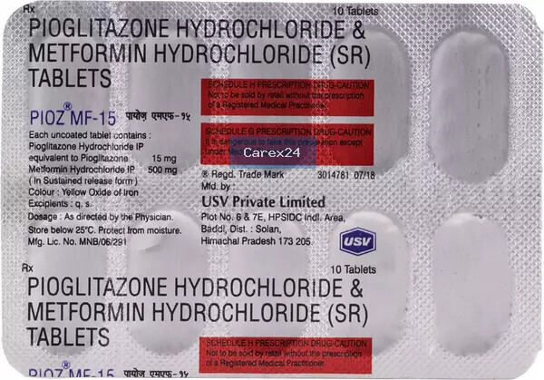 Pioz MF 15 Tablet