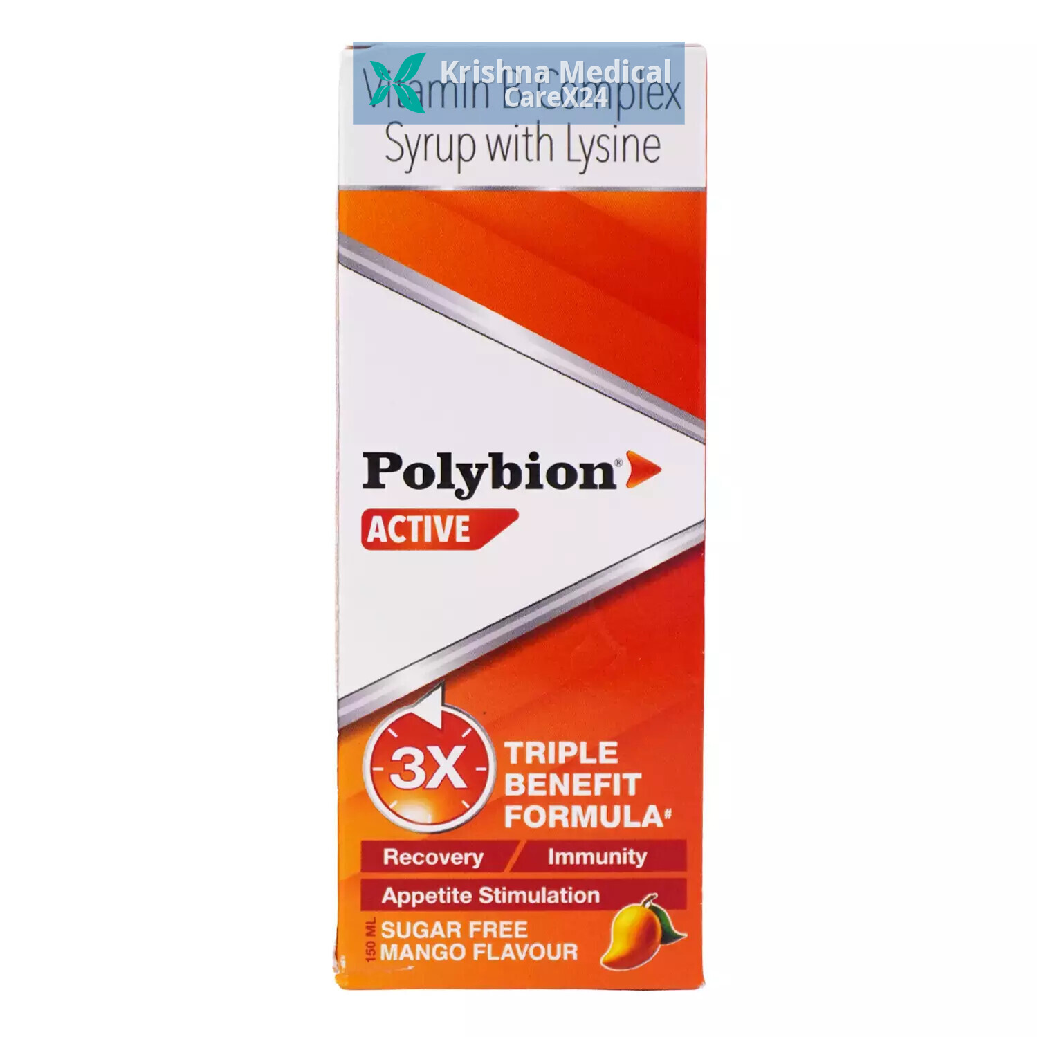 Polybion Active Sugar Free Mango Syrup
