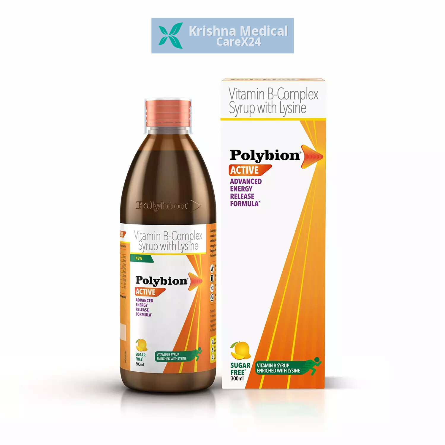 Polybion Active Sugar Free Mango Syrup