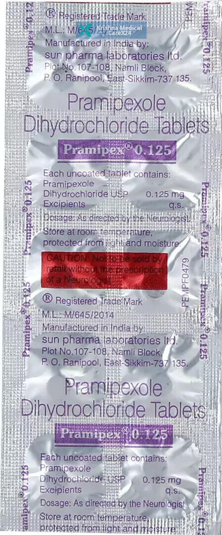Pramipex 0.125 Tablet