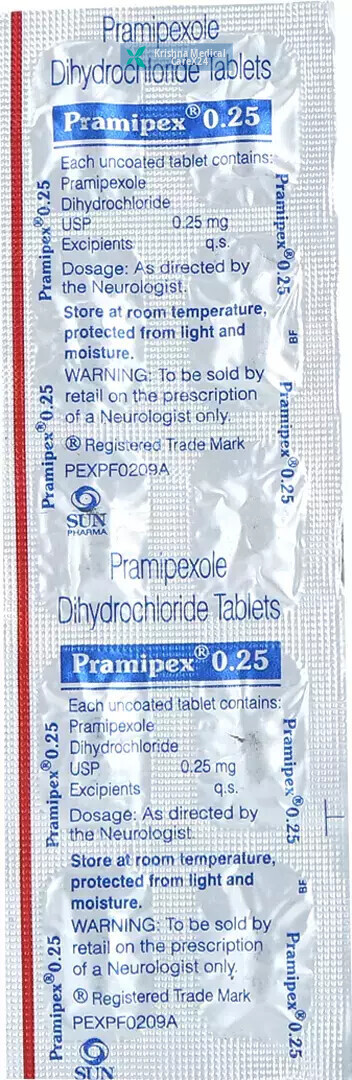 Pramipex 0.25 Tablet
