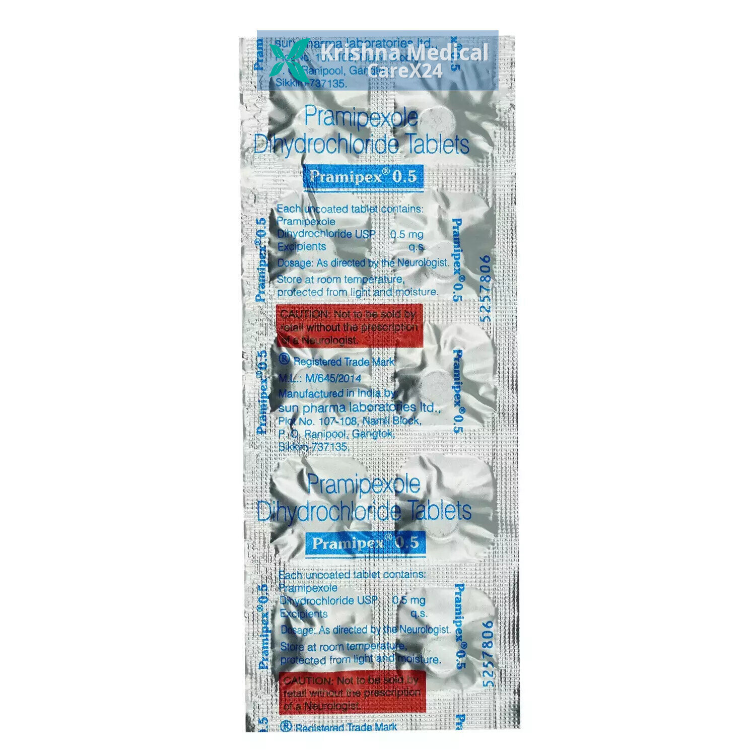 Pramipex 0.5 Tablet