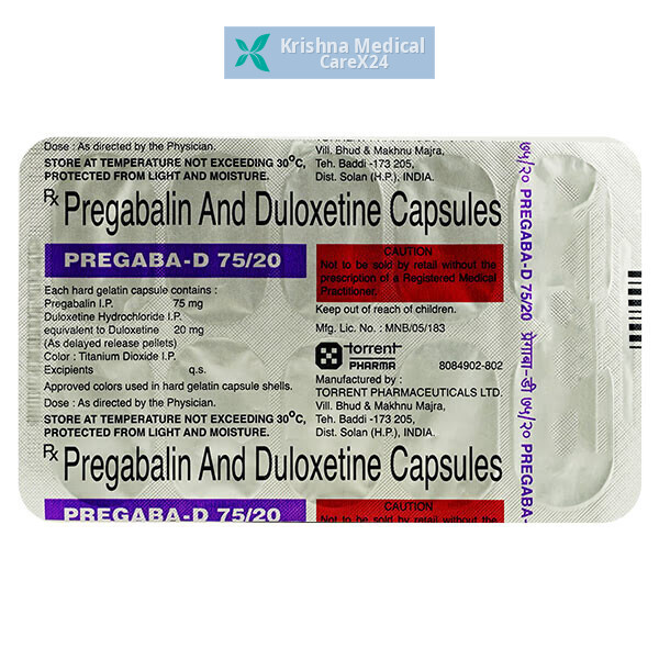 Pregaba D 75/20 Capsule