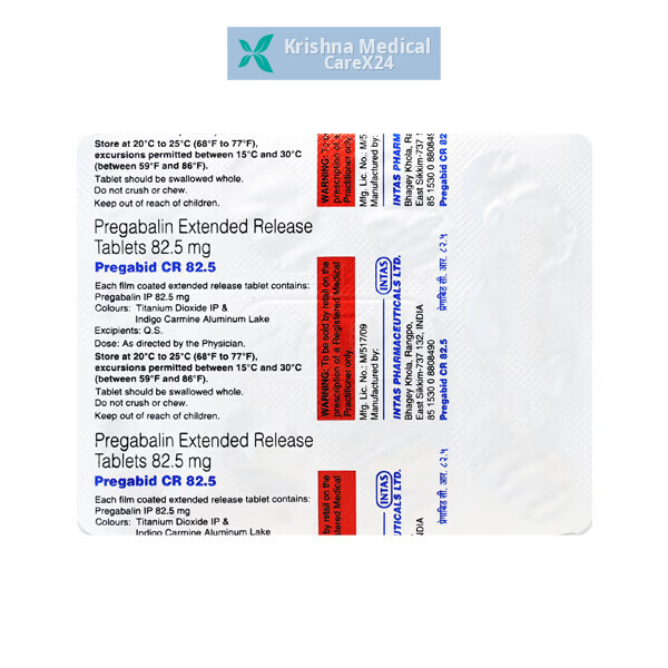 Pregabid CR 82.5 Tablet