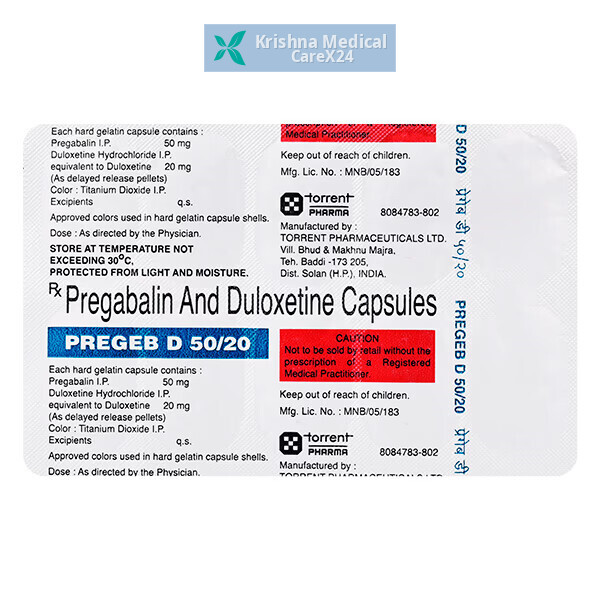 Pregeb D 50/20 Capsule