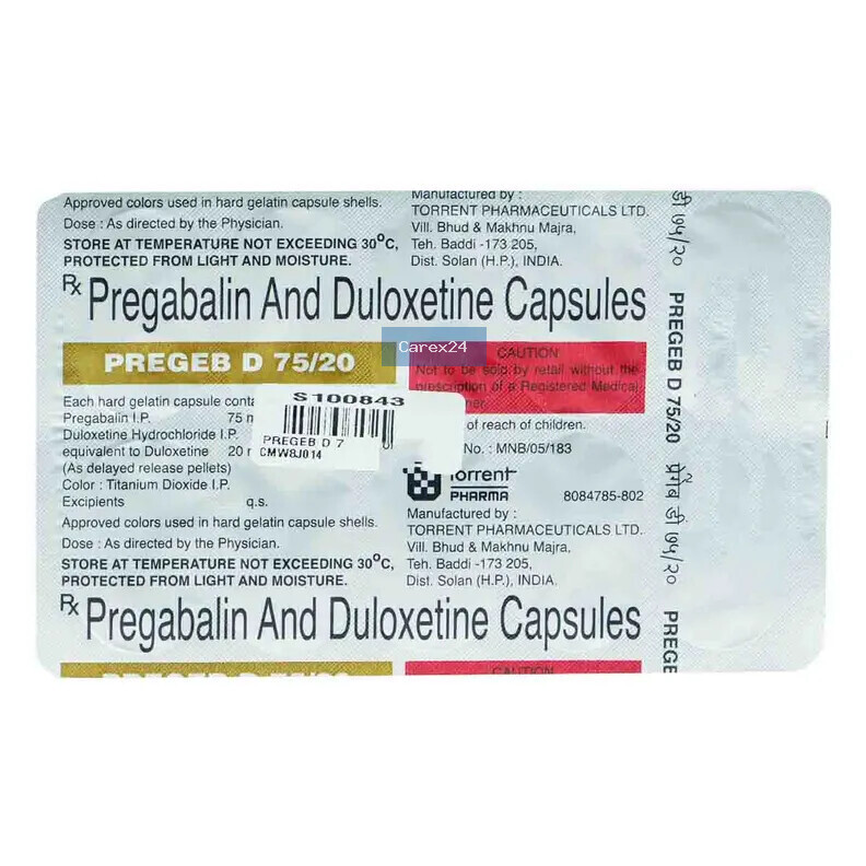 Pregeb D 75/20 Capsule