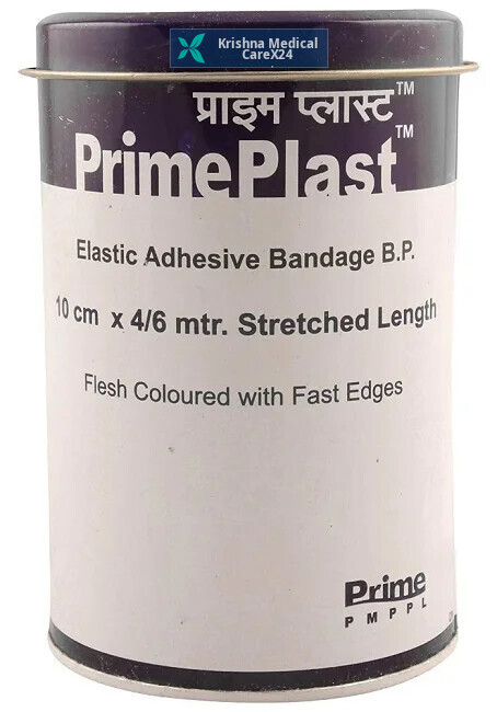 Prime Plast Elastic Adhesive Bandage (10cm X 4/6mtr)