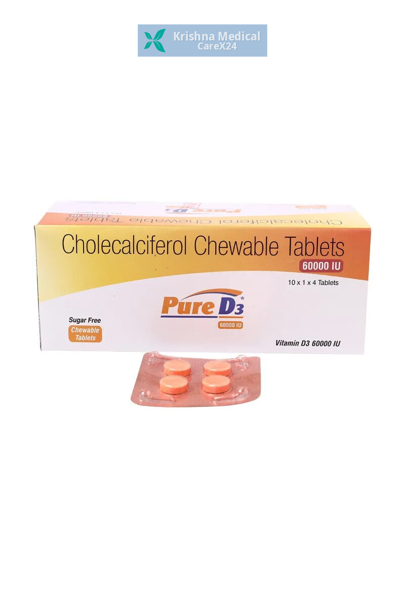 Pure D3 60000IU Tablet