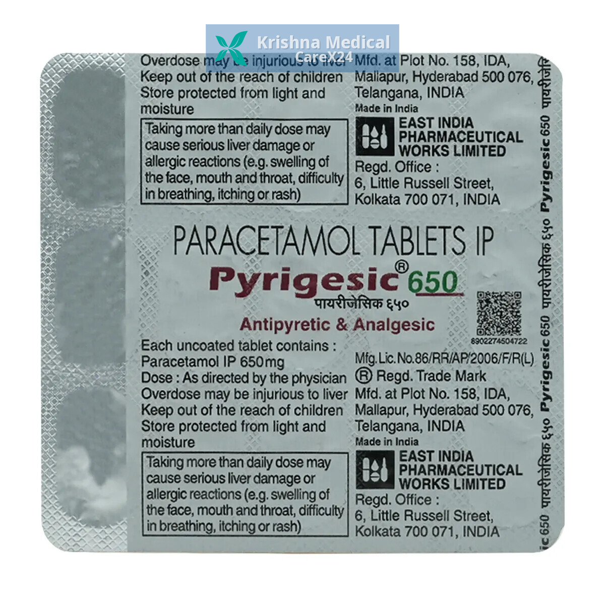 Pyrigesic 650 Tablet