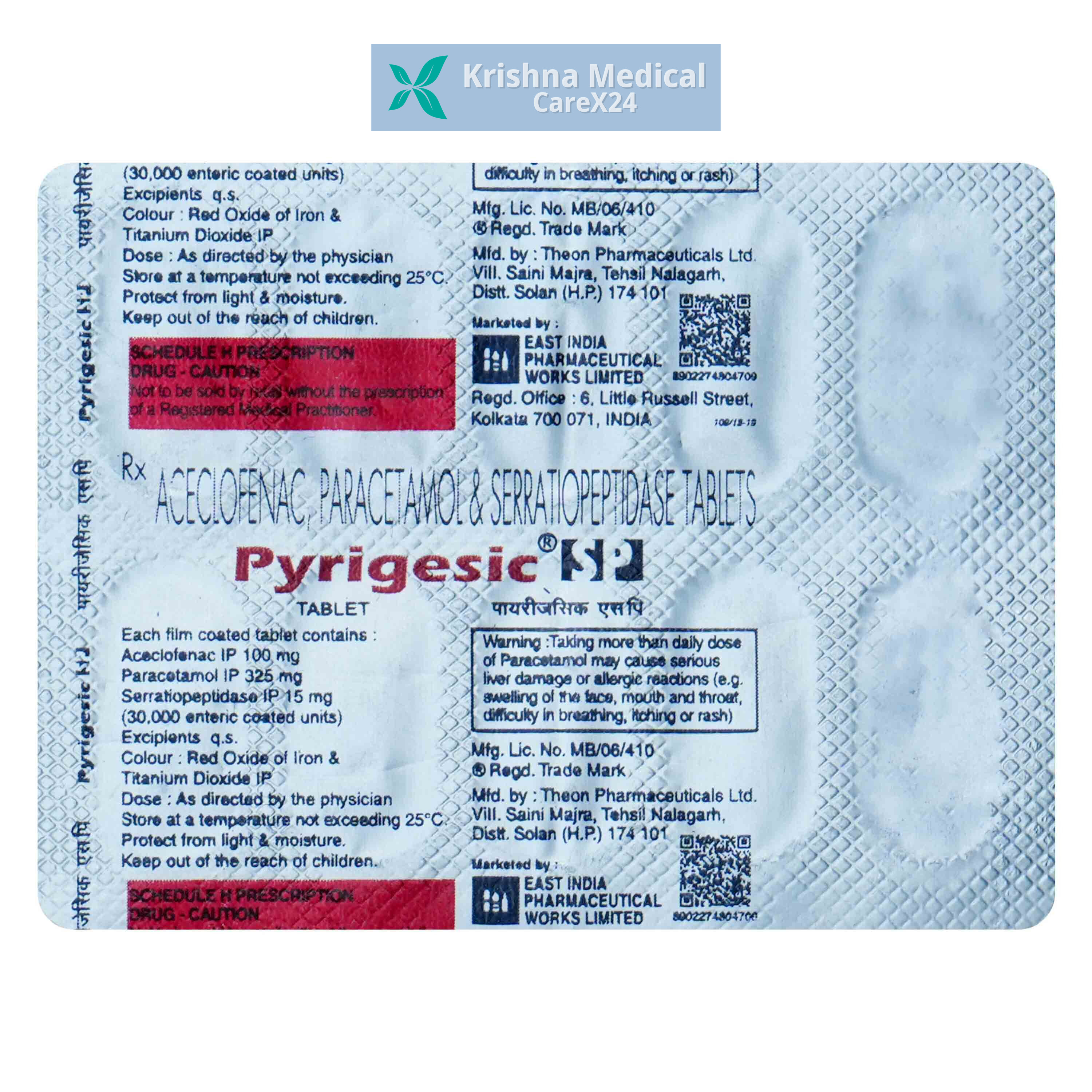 Pyrigesic SP Tablet