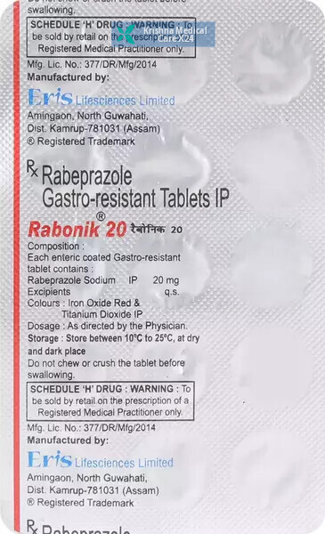 Rabonik 20 Tablet