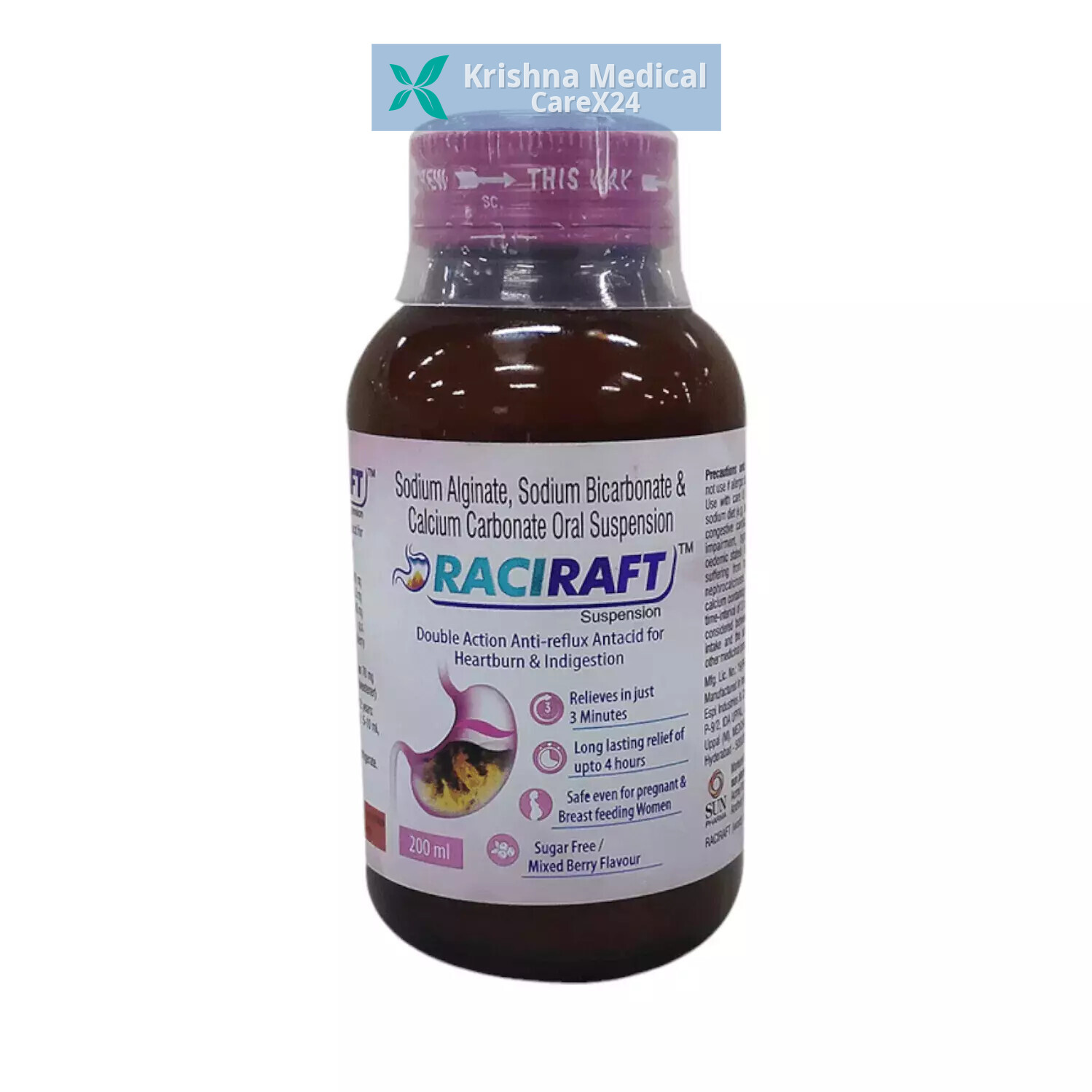 Raciraft Sugar Free Mixed Berry Suspension