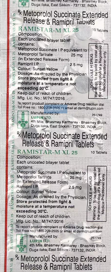 Ramistar M XL 25 Tablet