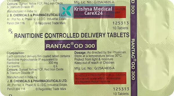 Rantac OD 300 Tablet