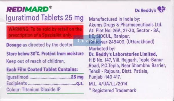 Redimard 25 Tablet