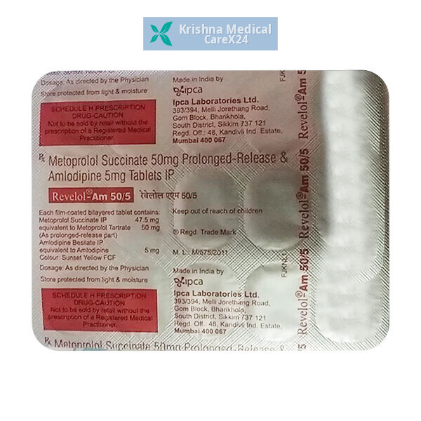 Revelol AM 50/5 Tablet