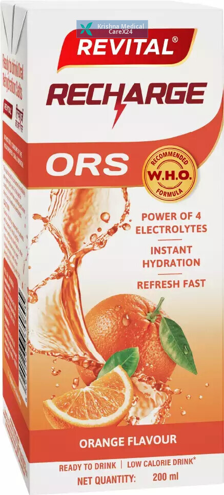 Revital Recharge ORS Orange Drink