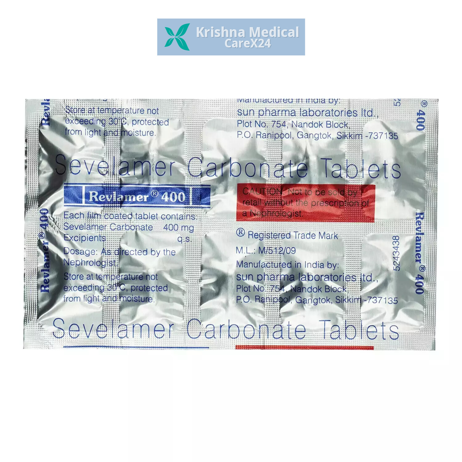 Revlamer 400 Tablet
