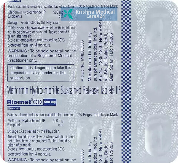 Riomet OD 500 Tablet