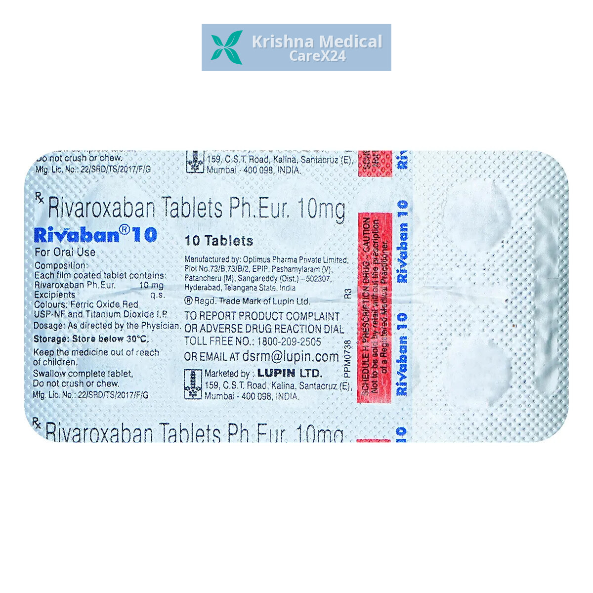 Rivaban 10 Tablet
