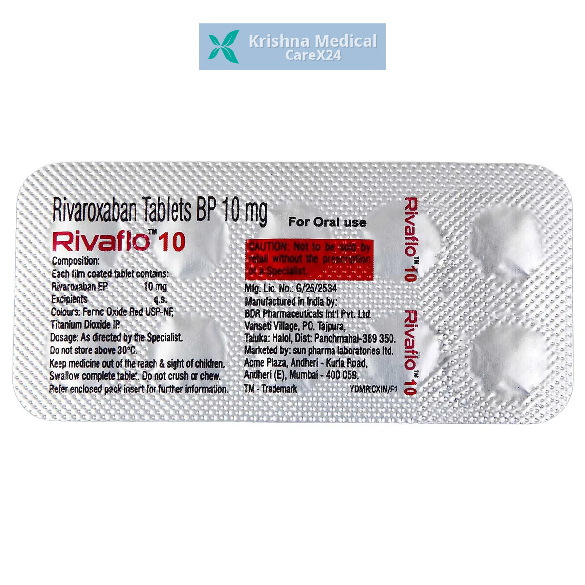 Rivaflo 10 Tablet