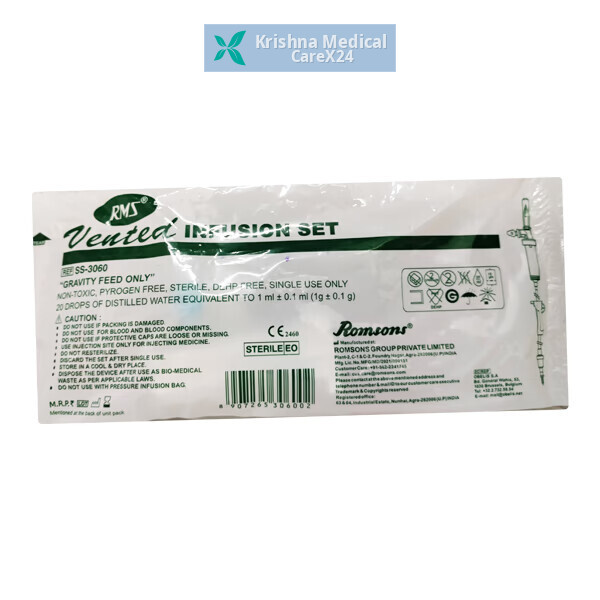 Rms Vented Infusion Set (SS-3060)