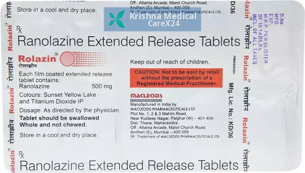 Rolazin 500 Tablet