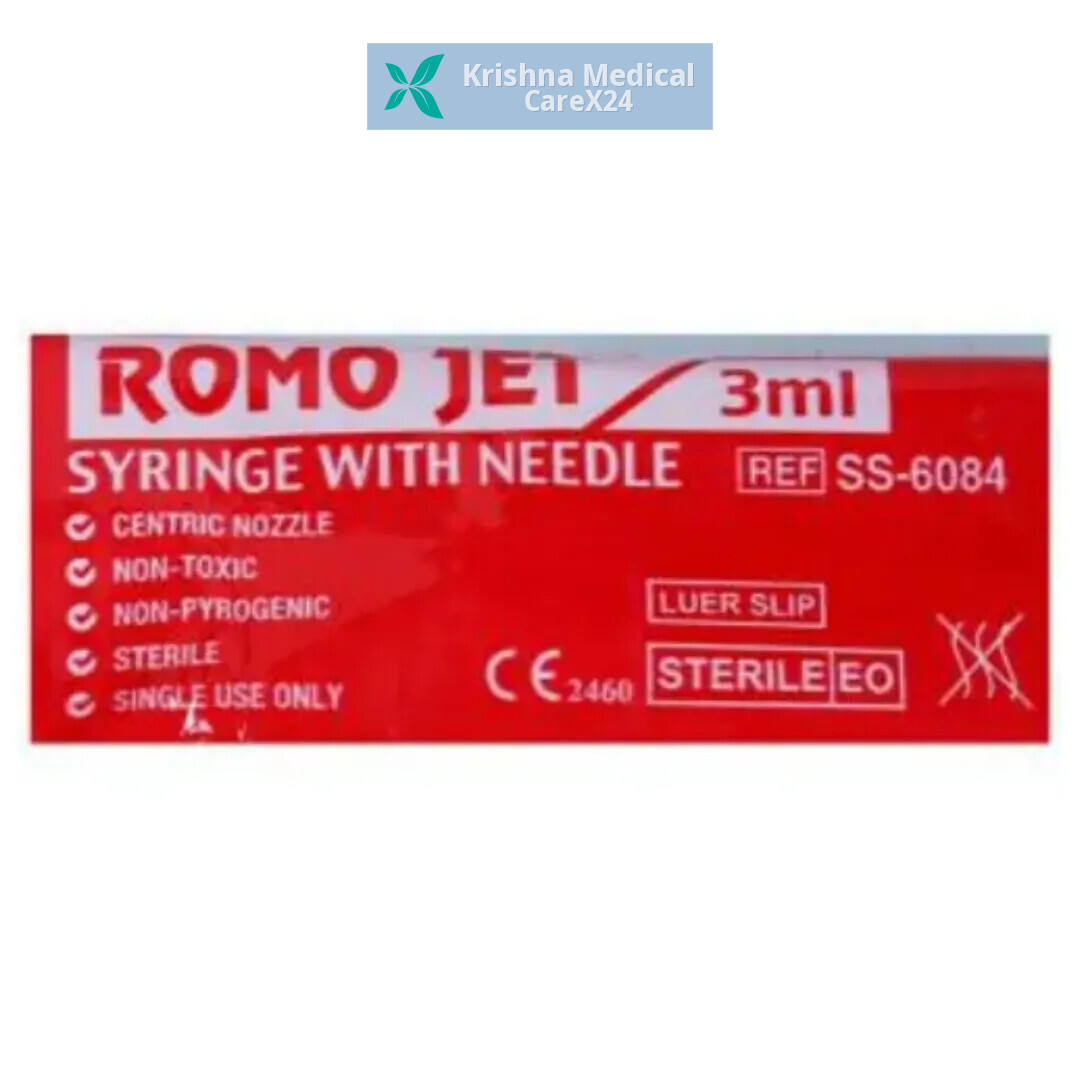 Romo Jet Syringe With Needle-3ml