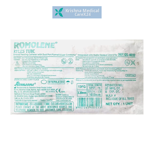 Romolene Ryles Tube (10FG)