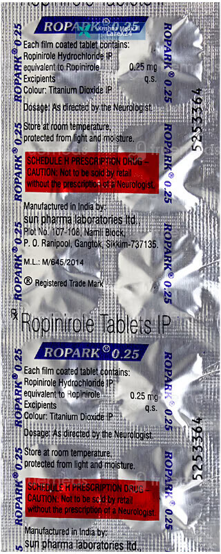 Ropark 0.25 Tablet